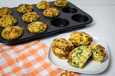 soleni-kekscheta-spanak-32 Солени кексчета със спанак и червена чушка